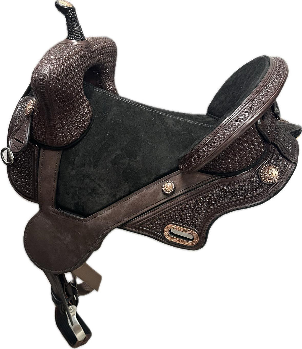 Circle Y Horse Tack World Treeless Barrel Saddle