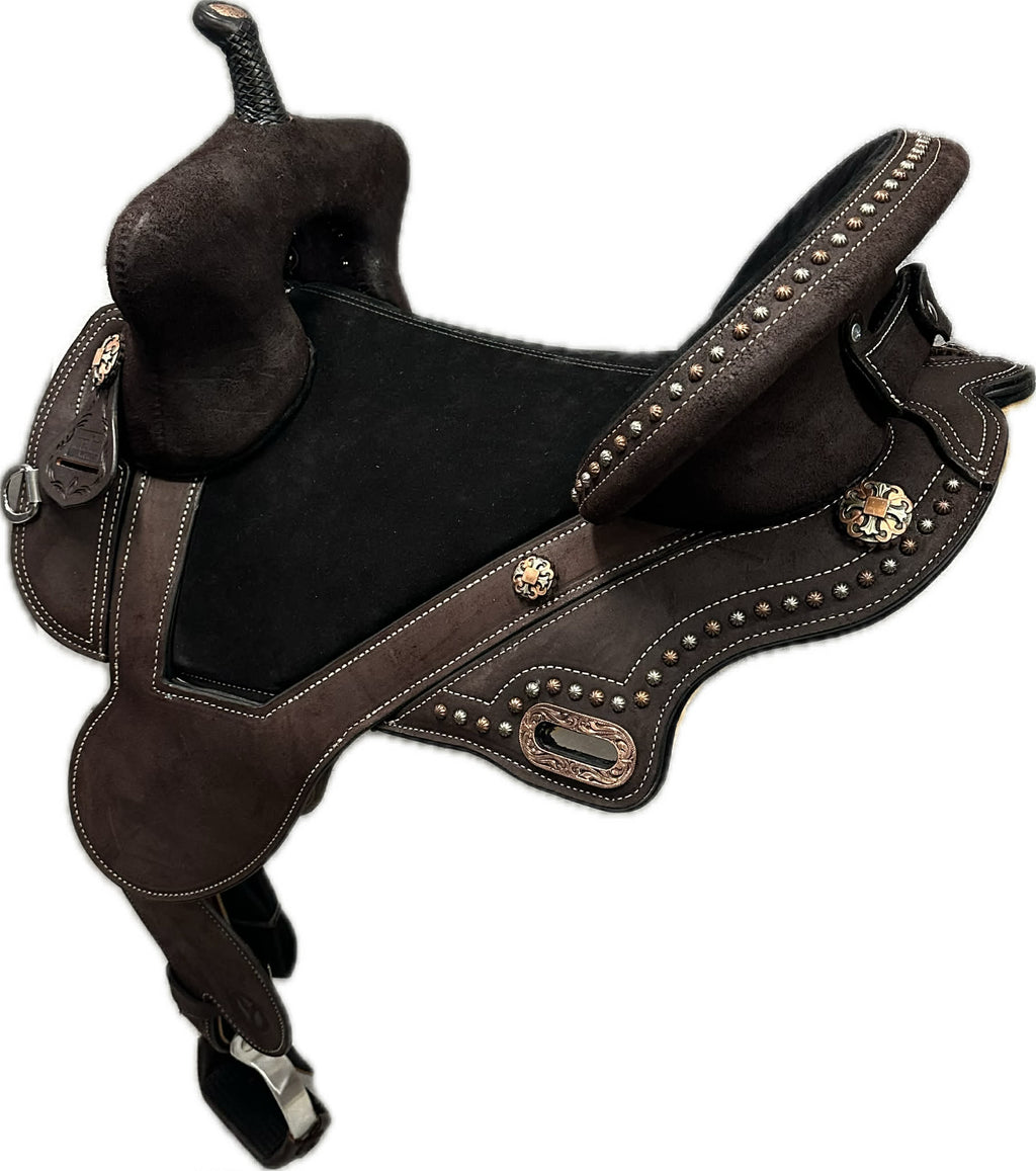 Circle Y Horse Tack World Treeless Barrel Saddle