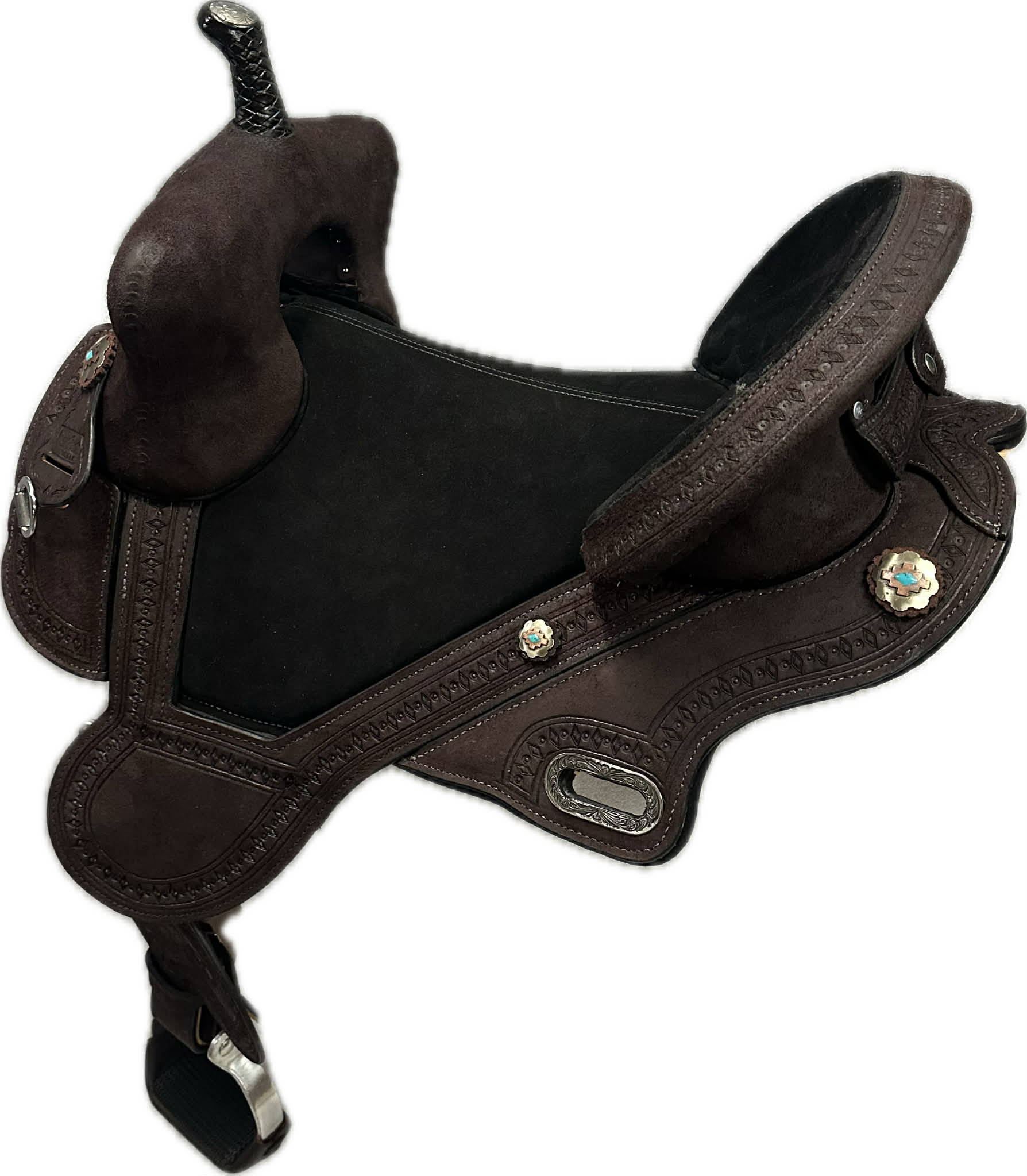 Circle Y Horse Tack World Treeless Barrel Saddle