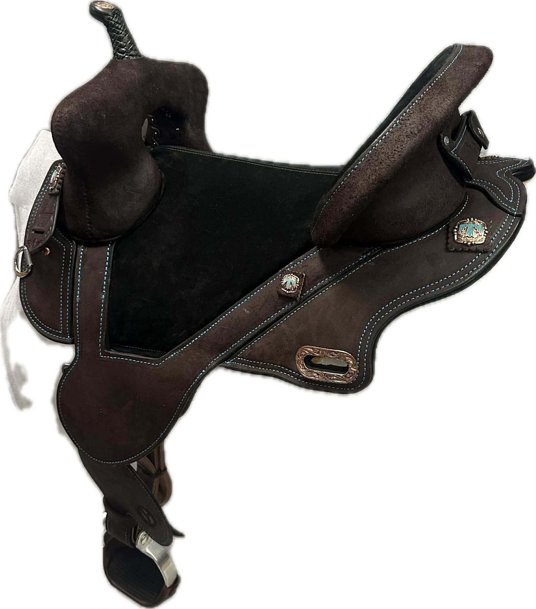 Circle Y Horse Tack World Treeless Barrel Saddle