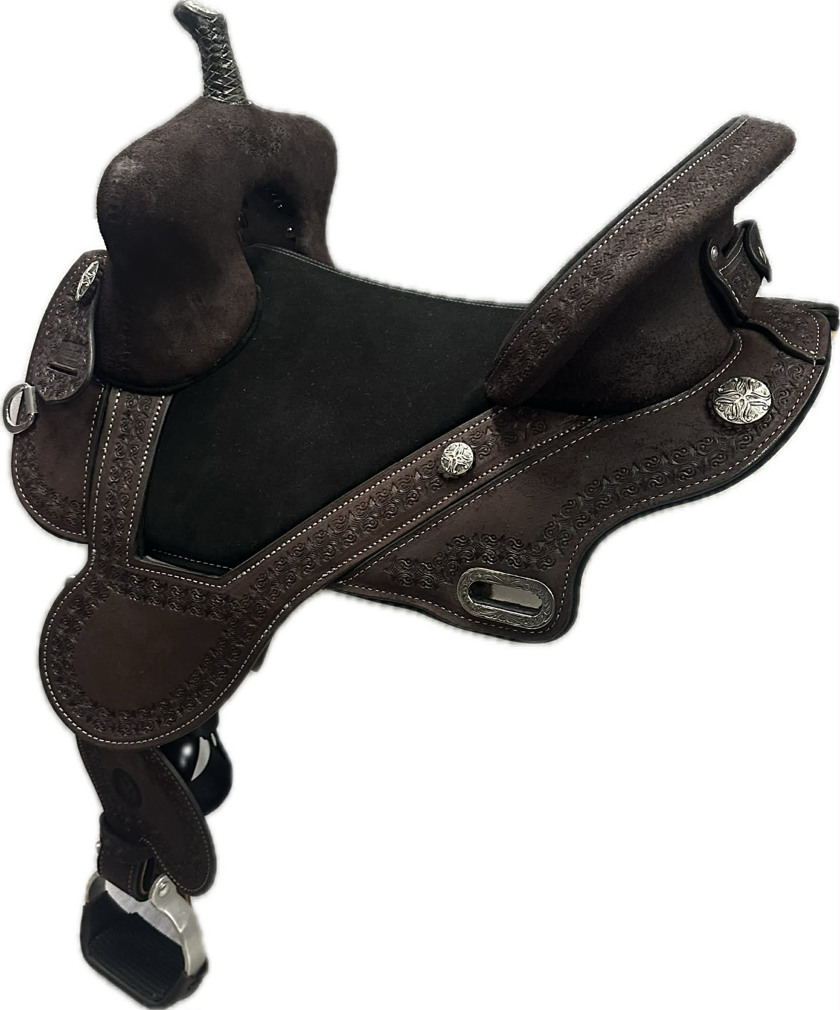 Circle Y Horse Tack World Treeless Barrel Saddle