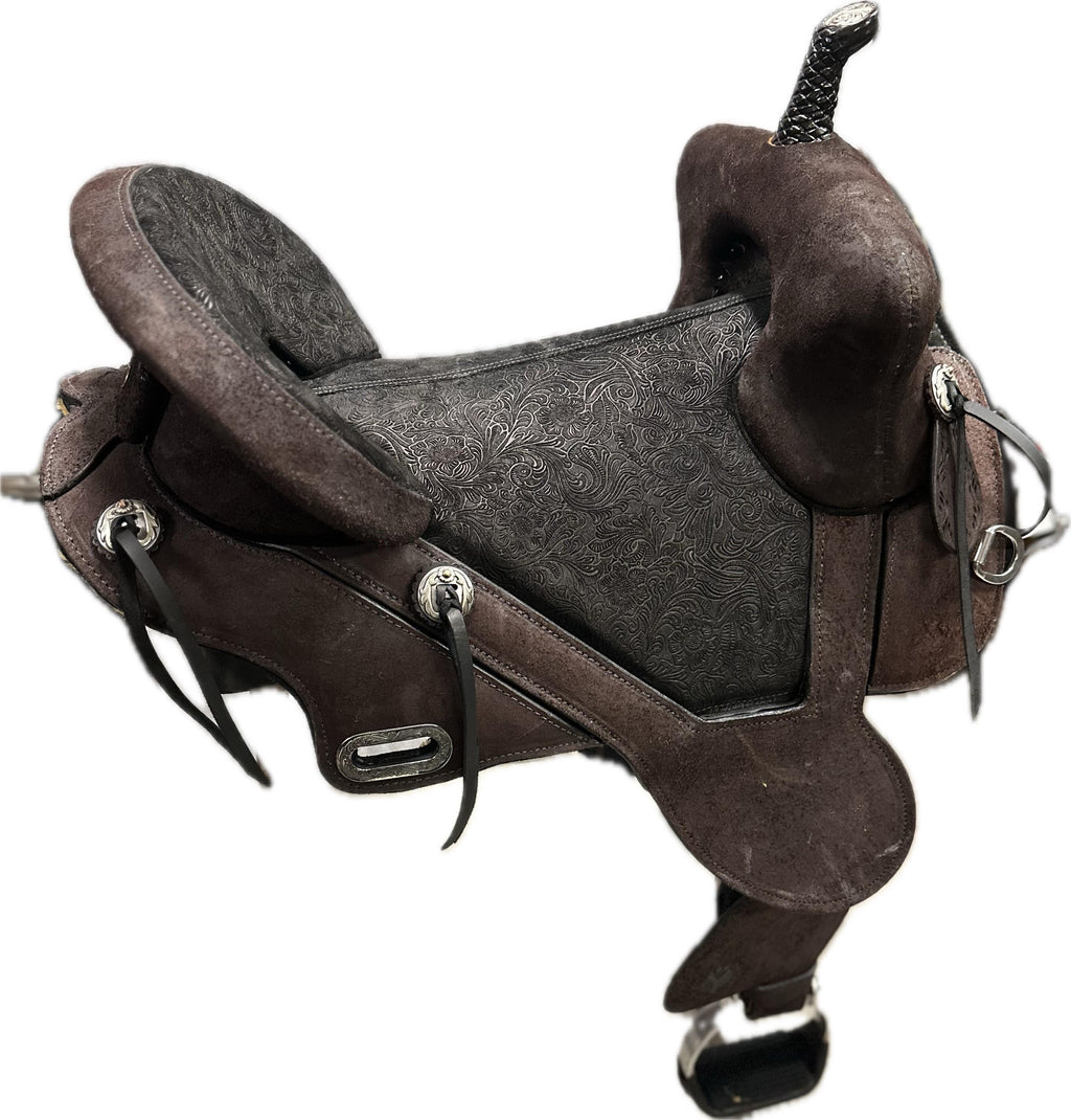 Circle Y Horse Tack World Treeless Barrel Saddle