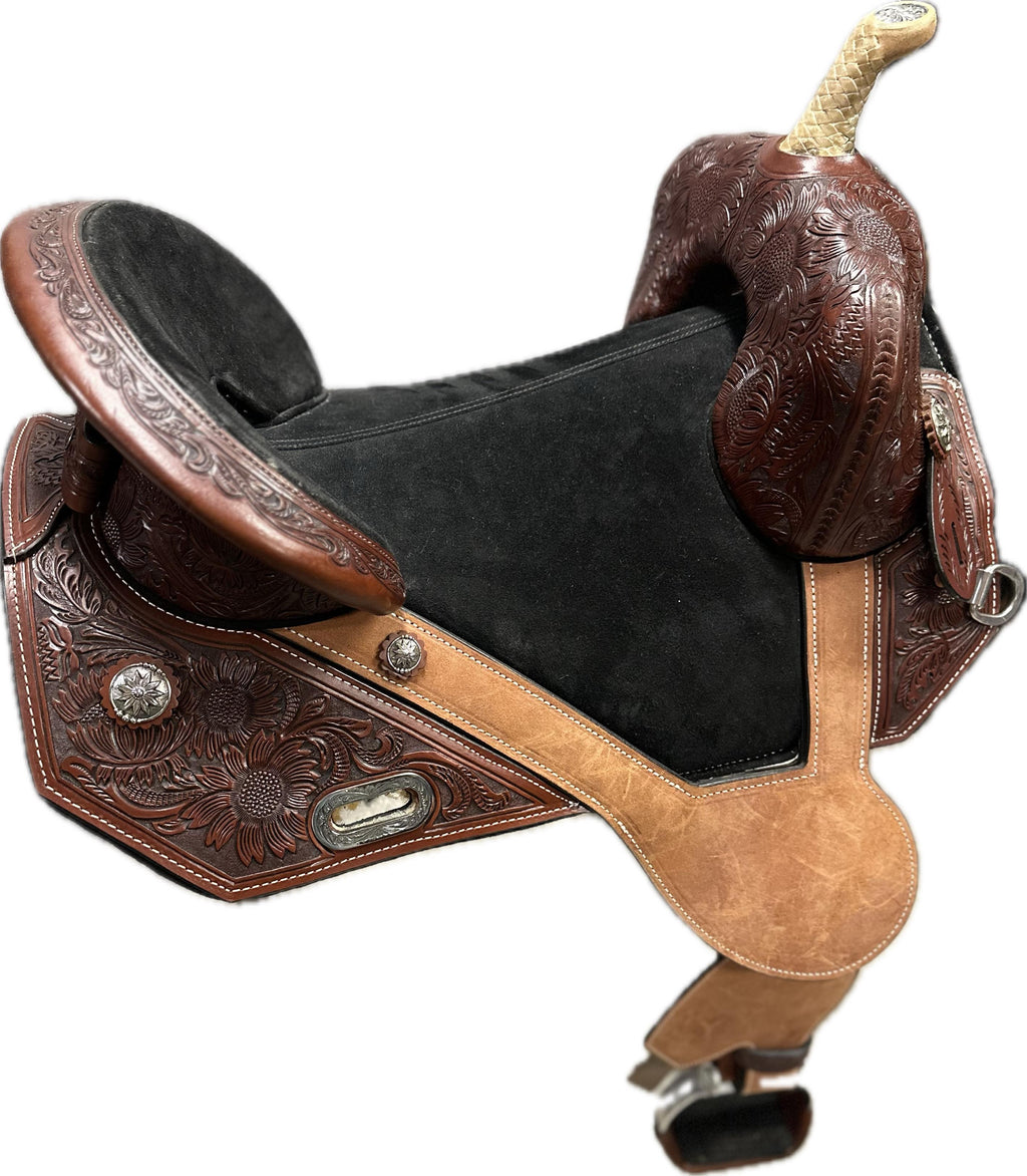 Circle Y Horse Tack World Treeless Barrel Saddle