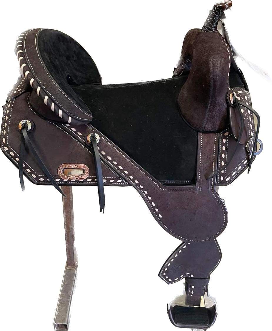 Circle Y Horse Tack World Treeless Barrel Saddle