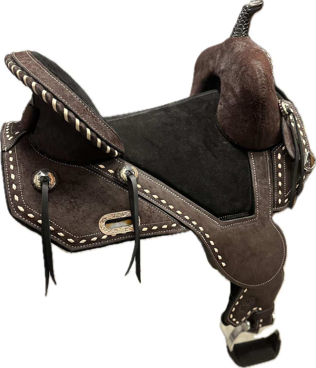 Circle Y Horse Tack World Treeless Barrel Saddle